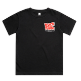 Kids RockNSlide Skateboard Club Stencil Tee | Black/Red