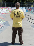 Adults RockNSlide Skateboard Club Logo Tee | Yellow