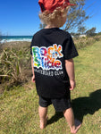 Kids RockNSlide Skateboard Club Rainbow Tee | Black