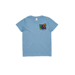 Kids RockNSlide Skateboard Club Rainbow Tee | Blue