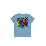 Kids RockNSlide Skateboard Club Rainbow Tee | Blue
