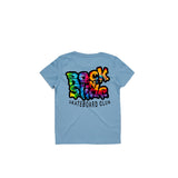 Kids RockNSlide Skateboard Club Rainbow Tee | Blue