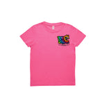 Kids RockNSlide Skateboard Club Rainbow Tee | Pink