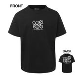 Kids RockNSlide Skateboard Club Stencil Tee | Black