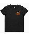 Kids RockNSlide Skateboard Club Stencil Tee | Black/Orange