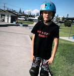 Kids Croc Lobster Not A Cult Tee | Black/Red