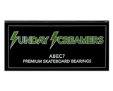 Sunday Shieldless Abec 7 Bearings